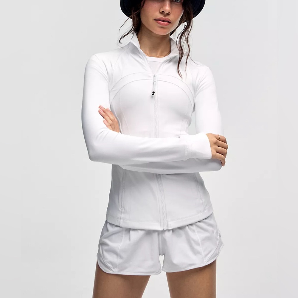 🆕Lululemon🍋 Define Jacket Nulu Colour White Sz 0